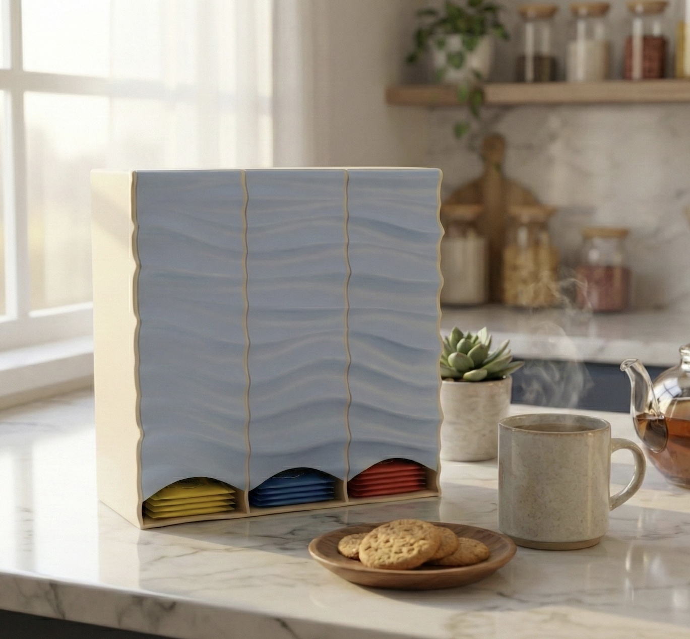 Organizer za Kesice Čaja Talas - Kutije za čajeve i dodaci, slika 2